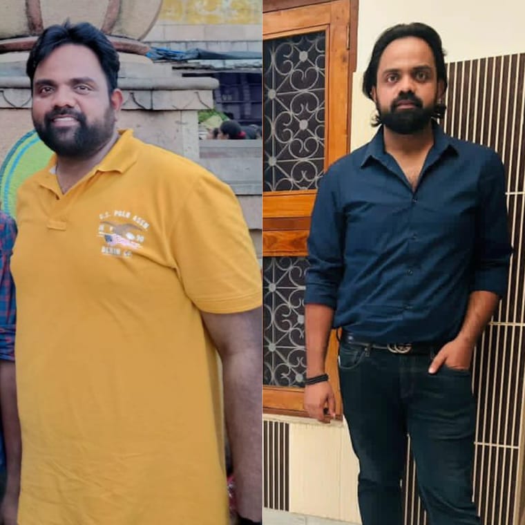 Aman's before and after client transformation