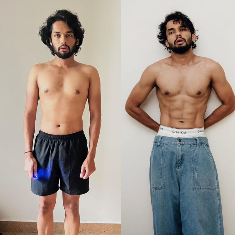 Karthik's before and after client transformation